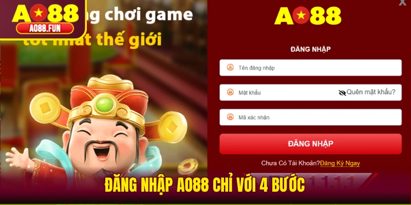 Hướng dẫn đăng nhập AO88 chỉ với 4 bước